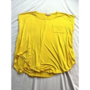 Misia Curvy Tshirt Faux Button Back Pocket Front 2XL Comfortable